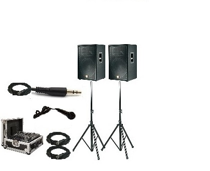 Des Moines DJ System Rentals - Full Range Speakers